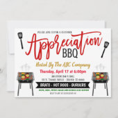 Uitnodiging voor waardering BBQ Grill Out (Voorkant)