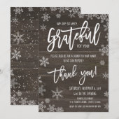 Uitnodiging voor waardering op vakantie, zakelijk  (Voorkant / Achterkant)