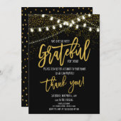 Uitnodiging voor waardering op vakantie, zakelijk  (Voorkant / Achterkant)