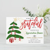 Uitnodiging voor waardering vakantie, Bedrijfsleve (Staand voorkant)