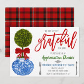 Uitnodiging voor waardering van feestdagen, waarde (Voorkant / Achterkant)