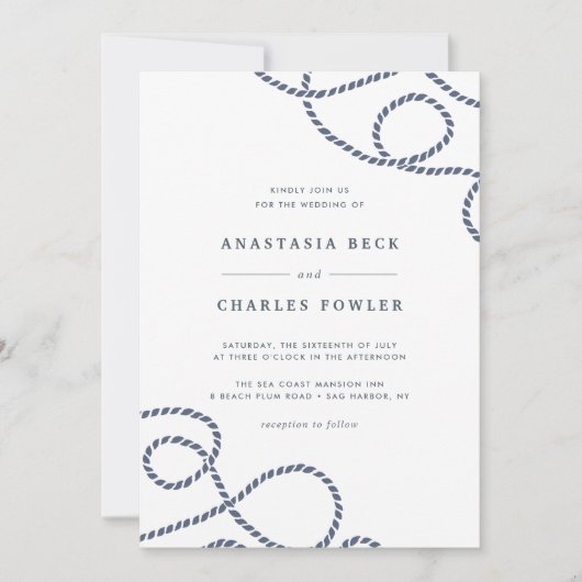 Uitnodiging voor waardig huwelijk | wit (Voorkant)