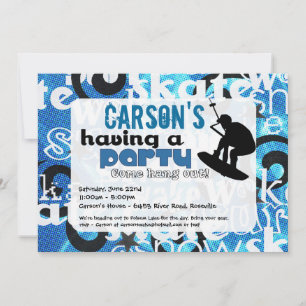 Uitnodiging voor Wakeboard-partij