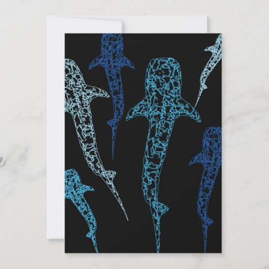 Uitnodiging voor walvishaai (Voorkant)