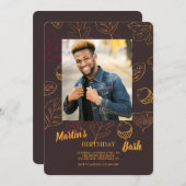 Uitnodiging voor warme herfstfoto's (Voorkant / Achterkant)