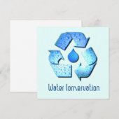 Uitnodiging voor waterbehoud (Voorkant / Achterkant)