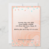 Uitnodiging voor waterglijbaanfeest (Achterkant)