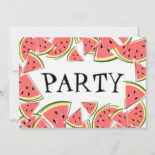 uitnodiging voor watermeloenen