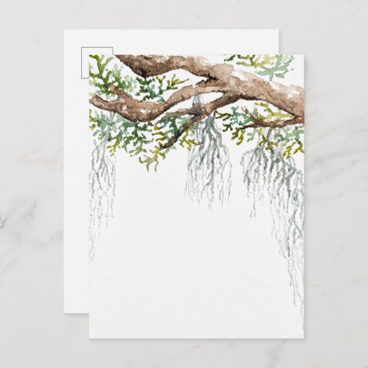 Uitnodiging voor waterverf in lage landen (Voorkant / Achterkant)