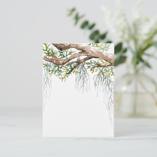 Uitnodiging voor waterverf in lage landen (Staand voorkant)