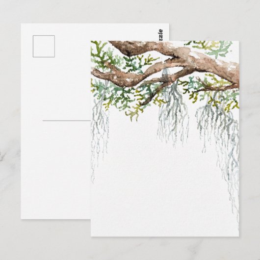 Uitnodiging voor waterverf in lage landen (Voorkant / Achterkant)