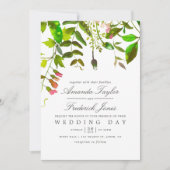 Uitnodiging voor waterverf-lente-olierevloeistuur (Voorkant)