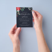 Uitnodiging voor Waterverf op papier Flyer (Hand)