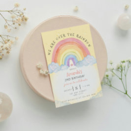 Uitnodiging voor waterverf van de Birthday-partij