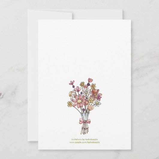 Uitnodiging voor Waterverf van tuinbouwvakgroep (Achterkant)