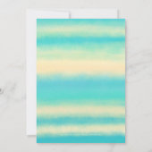 Uitnodiging voor Waterverf van zomervakantie (Achterkant)