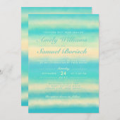 Uitnodiging voor Waterverf van zomervakantie (Voorkant / Achterkant)