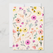 Uitnodiging voor waterverf ventilatorbridal (Achterkant)