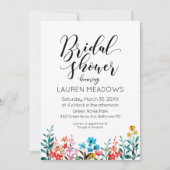 Uitnodiging voor waterverf ventilatorbridal (Voorkant)