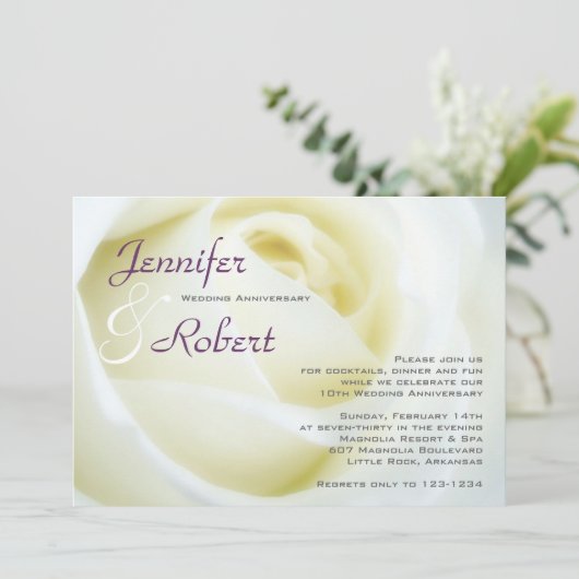 Uitnodiging voor weddenschap Jubileum (Staand voorkant)