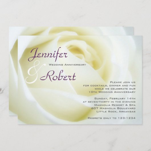 Uitnodiging voor weddenschap Jubileum (Voorkant / Achterkant)