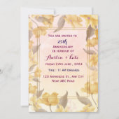 Uitnodiging voor weddenschap Jubileum (Voorkant)