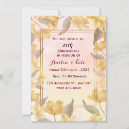 Uitnodiging voor weddenschap Jubileum