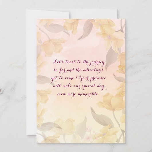 Uitnodiging voor weddenschap Jubileum (Achterkant)