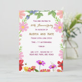 Uitnodiging voor weddenschap Jubileum (Staand voorkant)