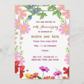 Uitnodiging voor weddenschap Jubileum (Voorkant / Achterkant)