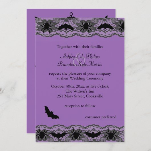 Uitnodiging voor weddenschappen (Voorkant / Achterkant)