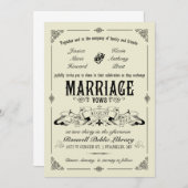 uitnodiging voor weddenschappen (Voorkant / Achterkant)