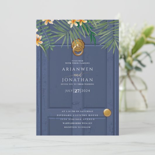 Uitnodiging voor weddenschappen (Staand voorkant)