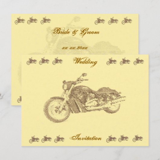  uitnodiging voor weddenschappen (Voorkant / Achterkant)