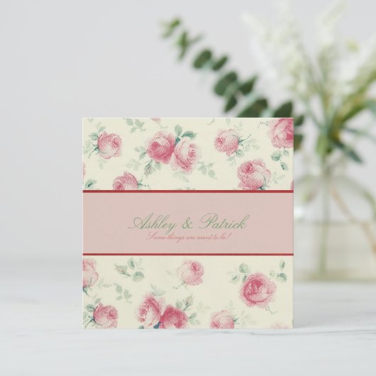 uitnodiging voor weddenschappen (Staand voorkant)