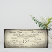 uitnodiging voor weddenschappen (Staand voorkant)