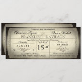 uitnodiging voor weddenschappen (Voorkant / Achterkant)