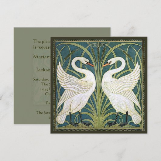  uitnodiging voor weddenschappen (Voorkant / Achterkant)