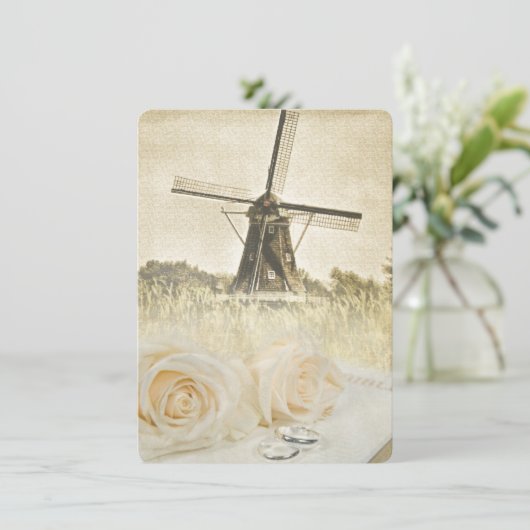 Uitnodiging voor weddenschappen (Staand voorkant)