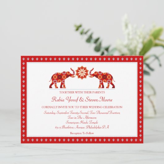  uitnodiging voor weddenschappen (Staand voorkant)