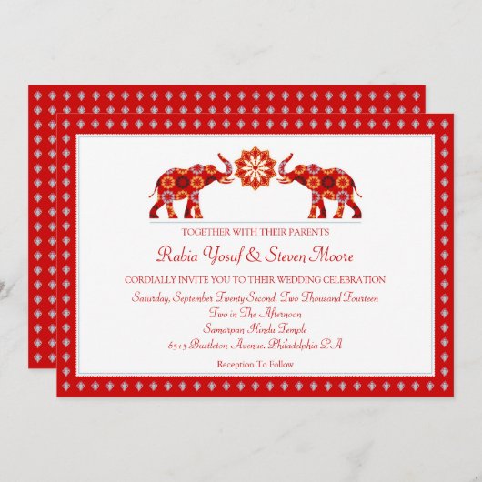  uitnodiging voor weddenschappen (Voorkant / Achterkant)