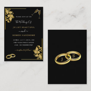 Uitnodiging voor weddenschappen - Floral Lijst Cha