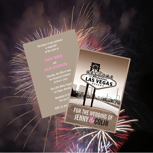 uitnodiging voor weddenschappen in Chic Las Vegas