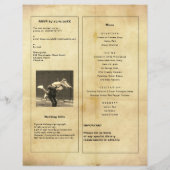  uitnodiging voor weddenschappen in dagbladen flyer (Achterkant)