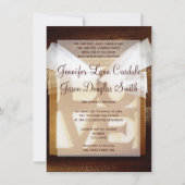 Uitnodiging voor weddenschappen in het Rustische l (Voorkant)