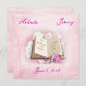 Uitnodiging voor weddenschappen in het winkelboek (Voorkant / Achterkant)