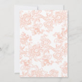 Uitnodiging voor  weddenschappen - Lente kant (Achterkant)