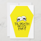 Uitnodiging voor weddenschappen met Coffin (Geel) (Achterkant)