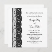 Uitnodiging voor weddenschappen met Franse zijde ( (Voorkant / Achterkant)