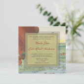 Uitnodiging voor weddenschappen met wielpaarden (Staand voorkant)